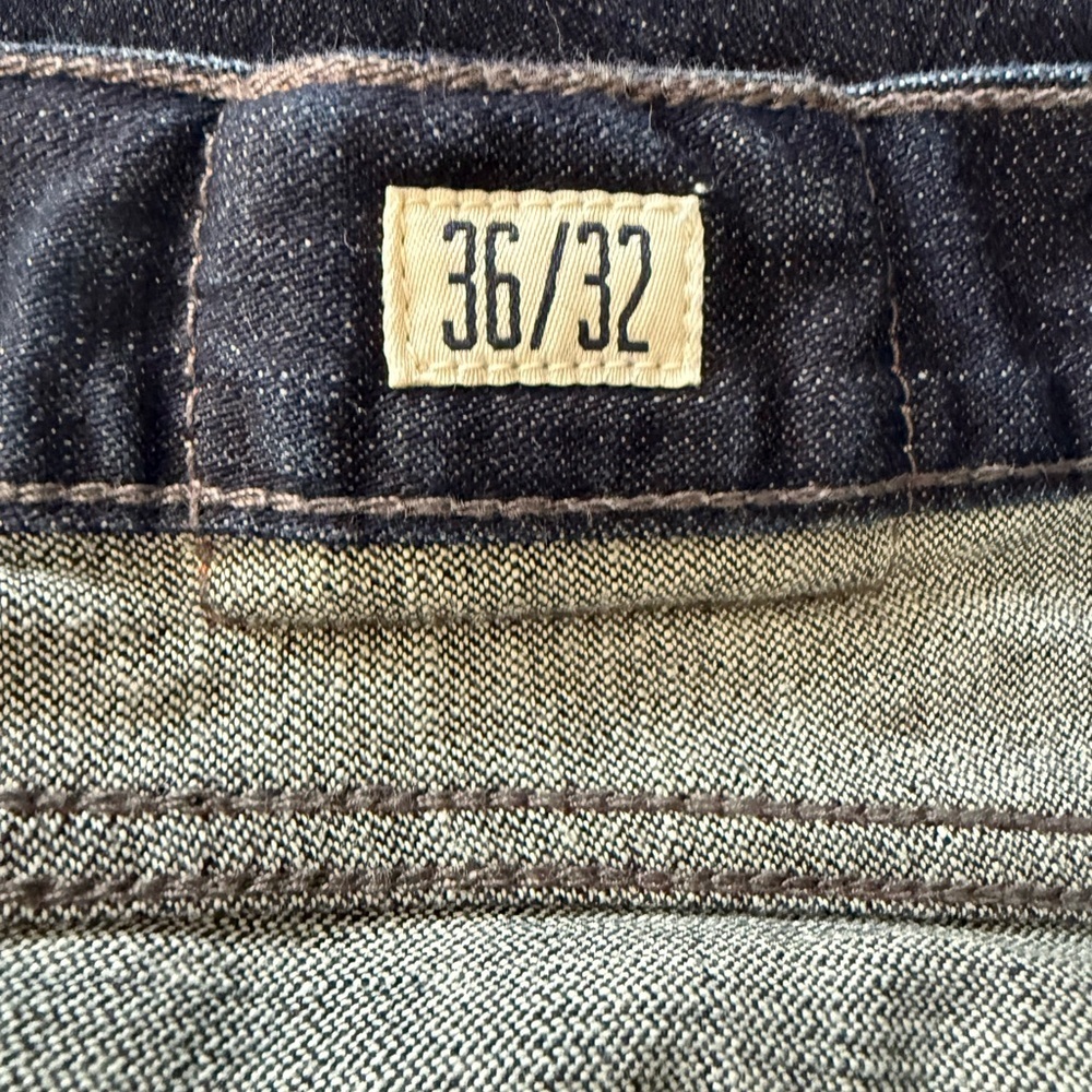 Flag & Anthem Men's Slim Fit Jeans in Black/Blue - Picture 3 of 9